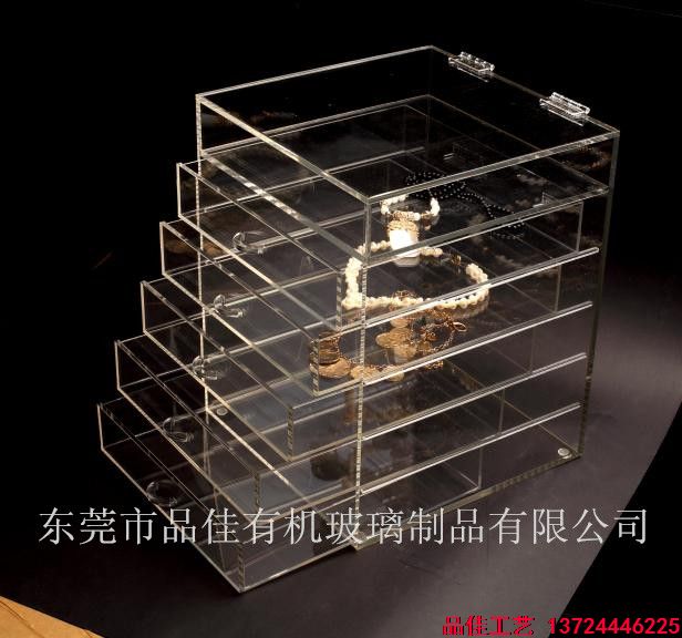 东莞有机玻璃制作 高级透明有机琉璃陈列架