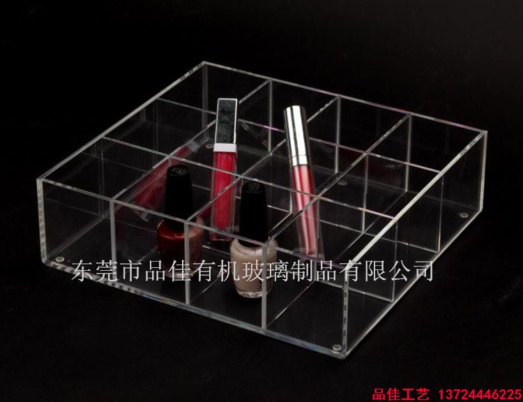 东莞有机玻璃制品 有机玻璃化妆盒化妆收纳盒